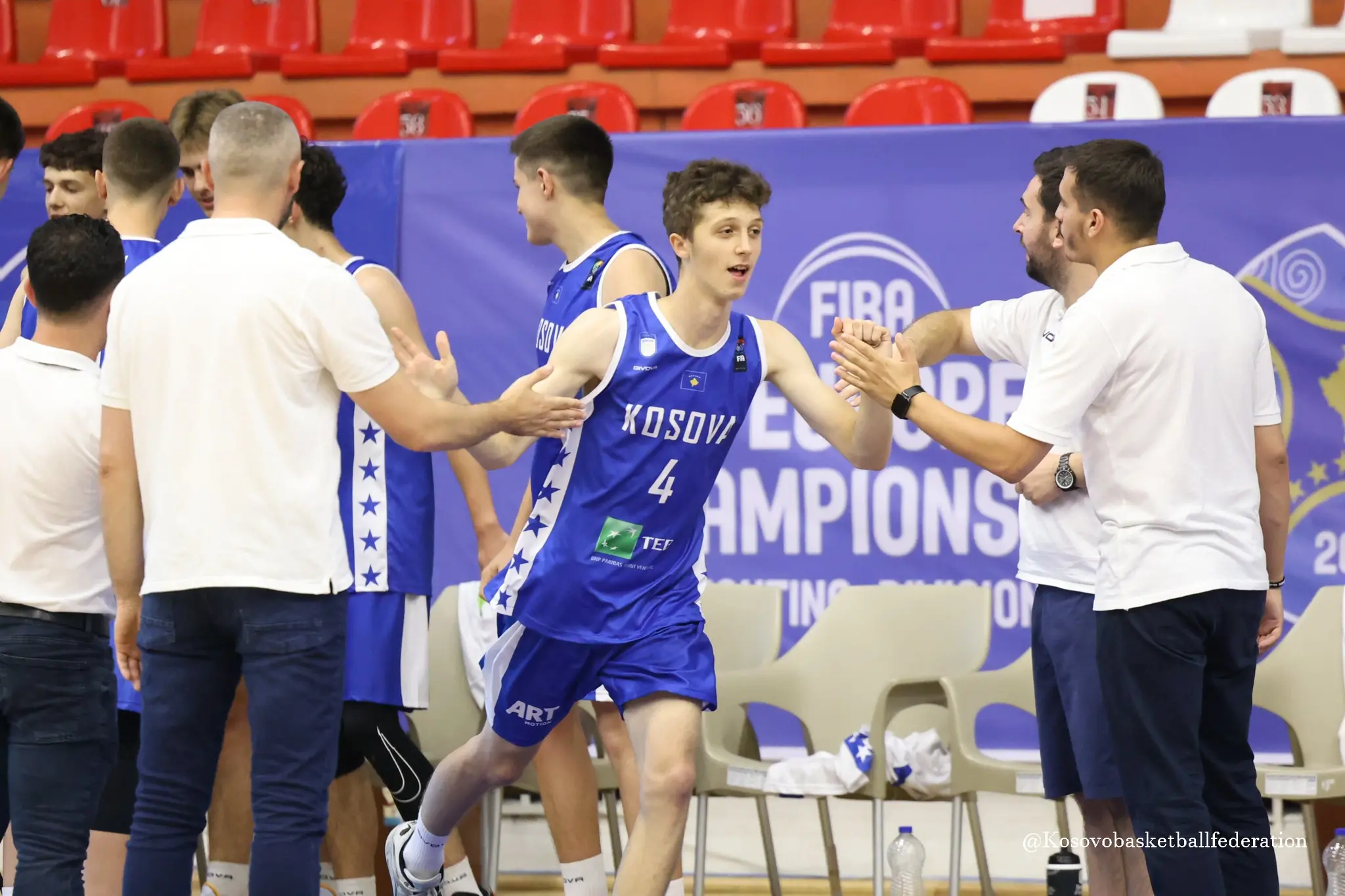 Pamje nga ndeshja Kosova - Andorra U16